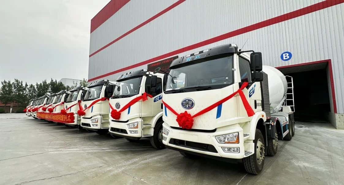 實力見證！中集車輛攪拌車再獲大客戶批量復購